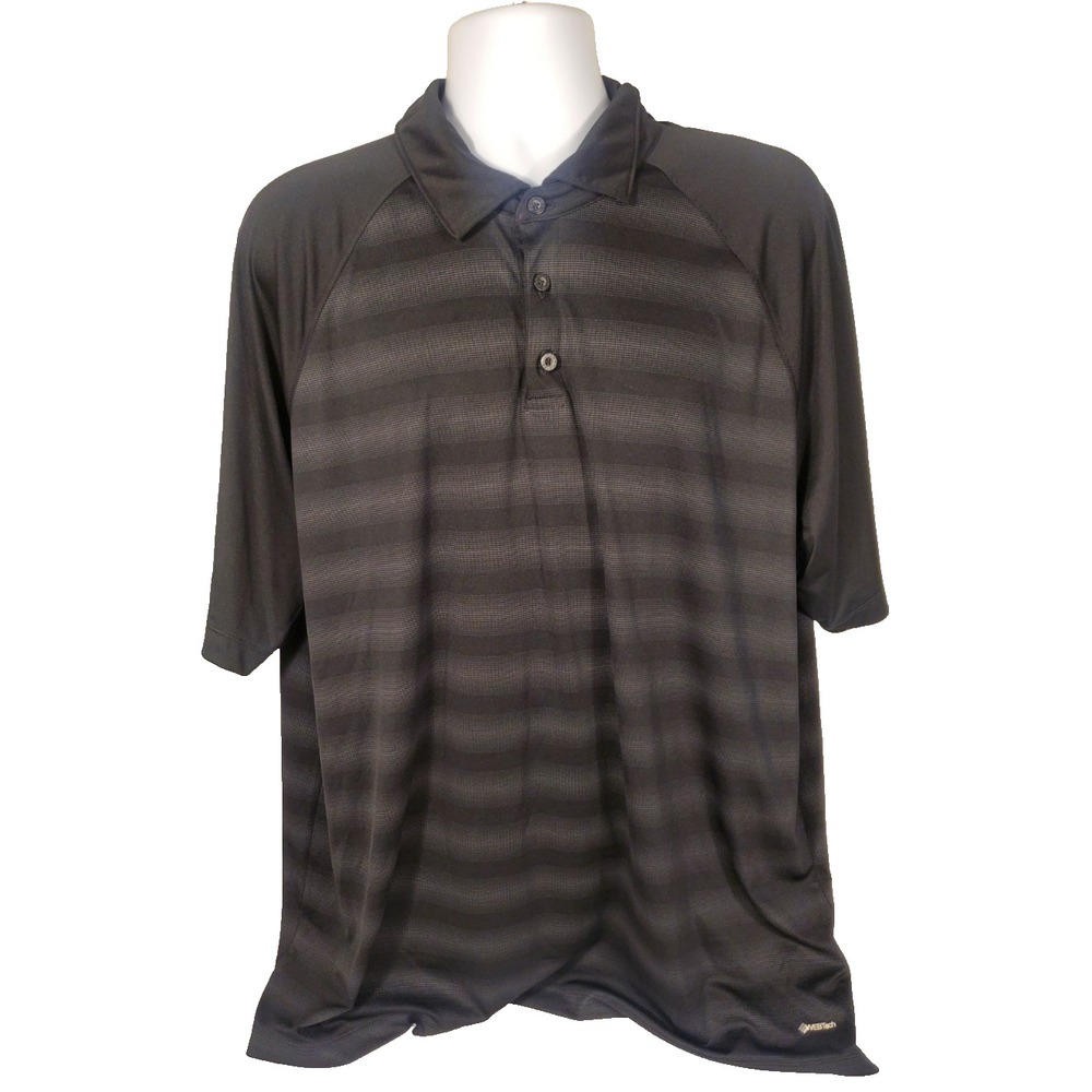 Mercedes-Benz Black Polo‎ Shirt Mens 2XL Golf